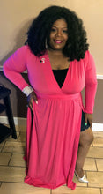 Load image into Gallery viewer, Fuchsia Double Split Maxi Dress