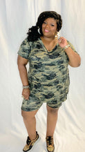 Load image into Gallery viewer, Camo Biker Short Set