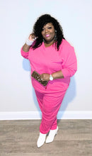 Load image into Gallery viewer, Pretty In Pink Luxe Jogging Set