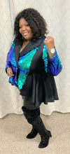 Load image into Gallery viewer, “Boss Lady” Sequins Peplum Jacket