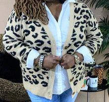 Load image into Gallery viewer, “My Favorite” Leopard Cardigan