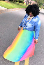 Load image into Gallery viewer, Rainbow Skirt