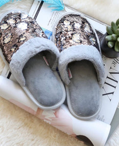Sequins Slippers